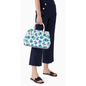 KATE SPADE NEW‎ YORK KRISTI PARK POSIES CREAM MULT PRINT SATCHEL KA700